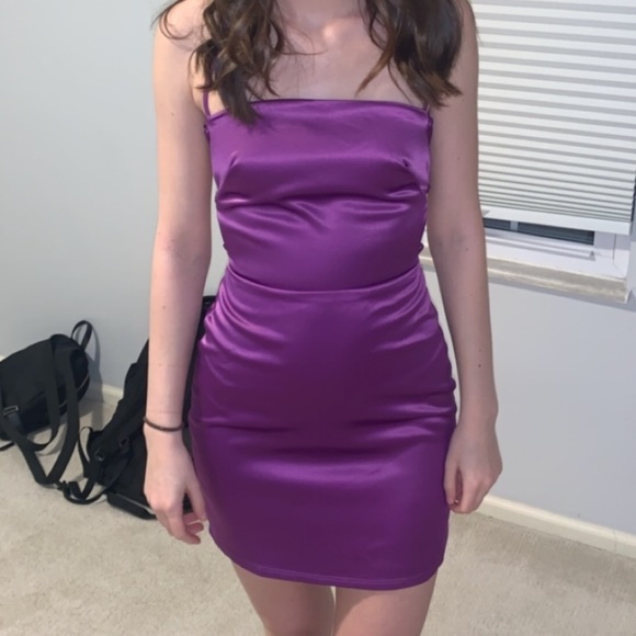 lucy in the sky purple dress